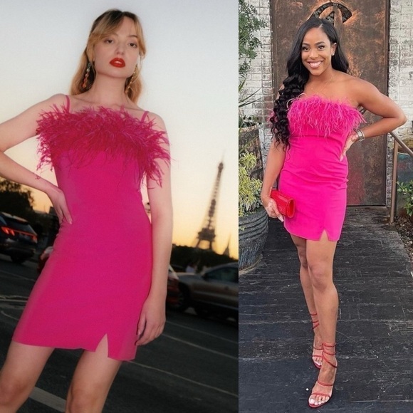 LIKELY Katie Mini Dress in Fuchsia Pink - Picture 14 of 14